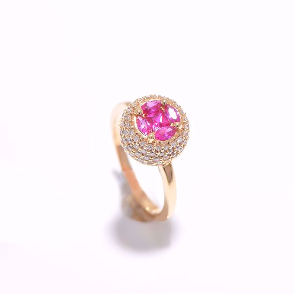 Picture of Radiant Ruby & Diamond Ring