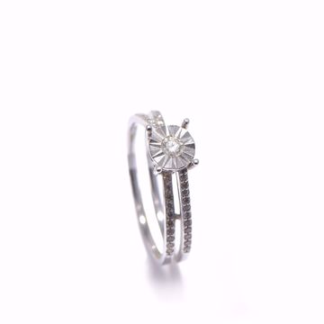 Picture of Wonderful White Diamond Solitaire Ring