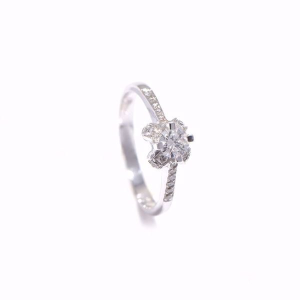 Picture of Lovely Diamond Solitaire Ring