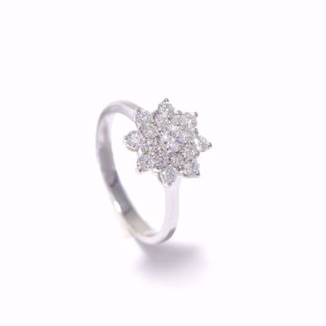 Picture of Classic Flower Diamond Ring