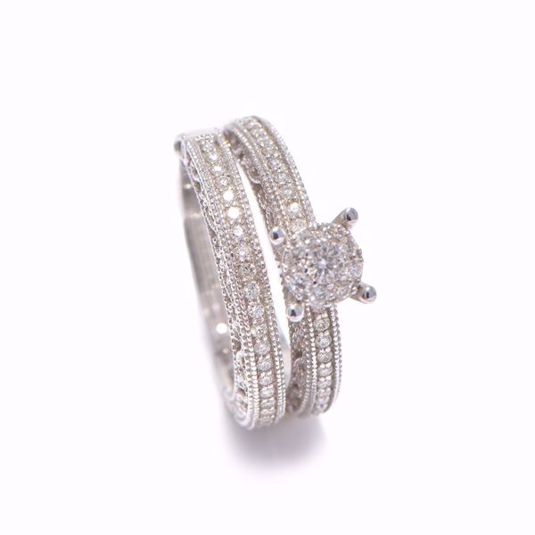 Picture of Breathtaking Diamond Solitaire & Alliance Rings