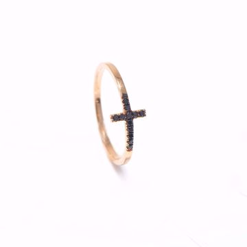 Picture of Classy Diamond Cross Ring