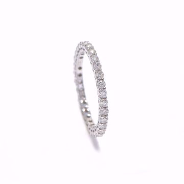 Picture of Charming White Diamond Alliance Ring