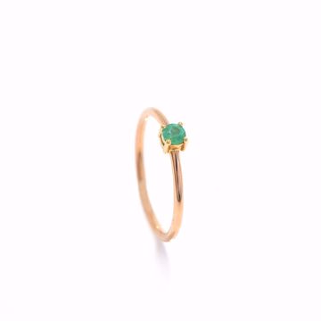 Picture of Simple Tiny Emerald Ring