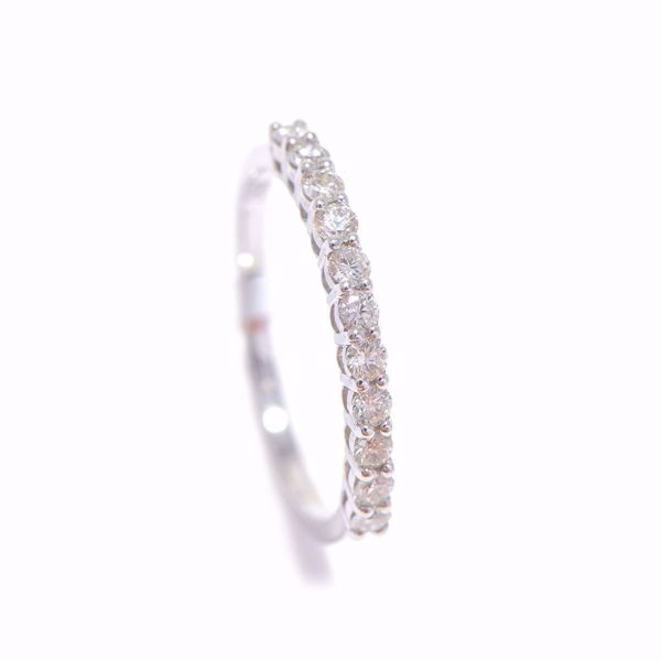 Picture of Breathtaking White Diamond Half-Turn Alliance Ring