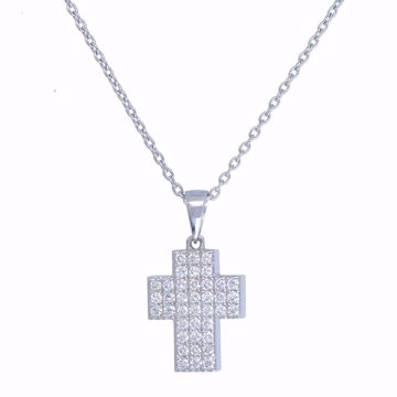 Picture of Lovely Cross Diamond Necklace