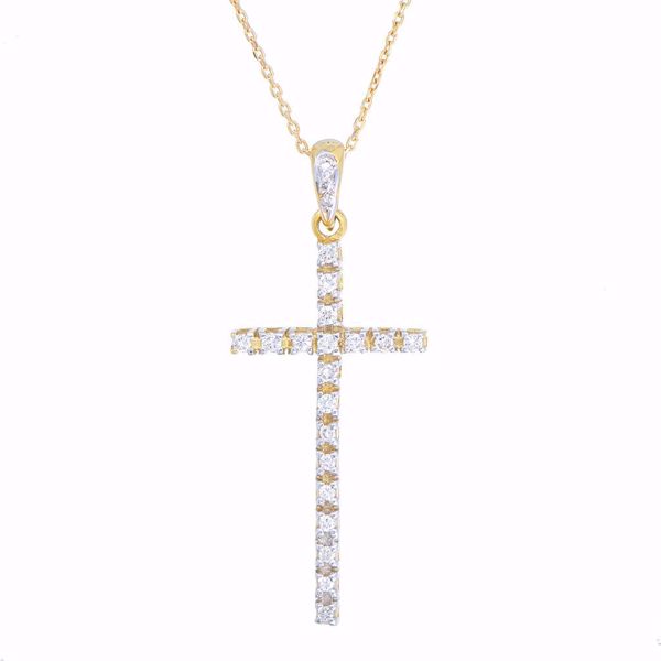 Picture of Timeless Diamond Cross Necklace