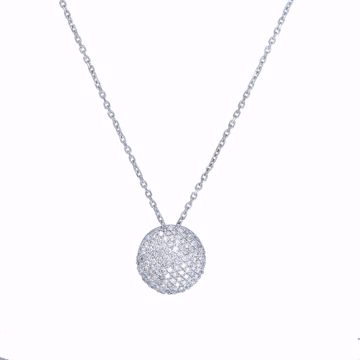 Picture of Attractive White Diamond Pendant