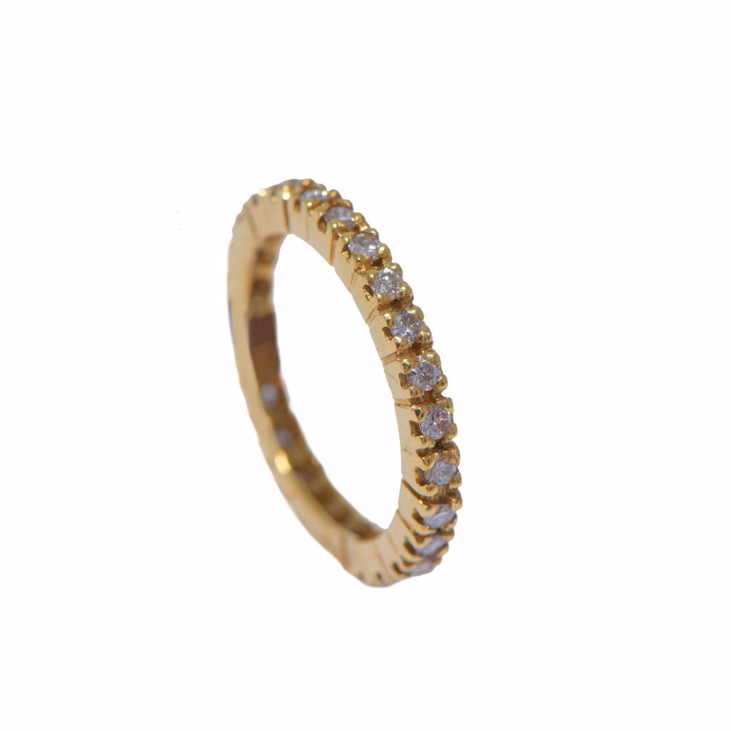 Classic Diamond Alliance Ring | Joud Soutou Jewelry | Gold, Diamonds ...