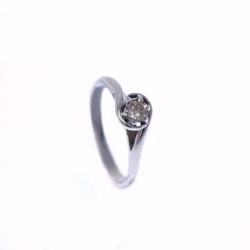Picture of Tiny Diamond Solitaire Ring