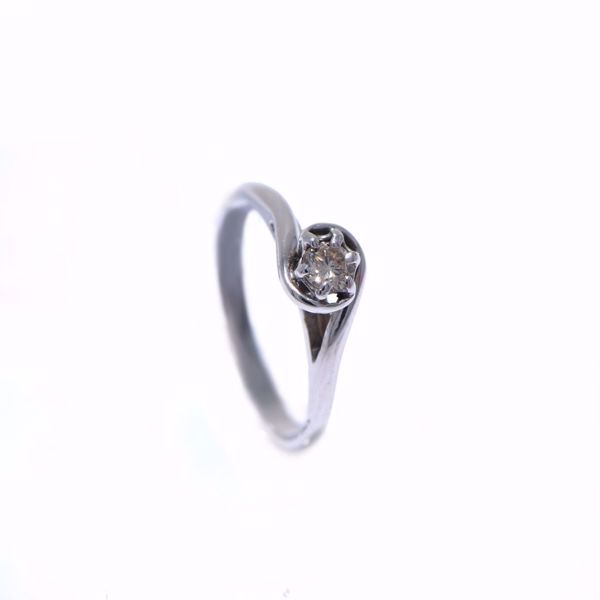 Picture of Tiny Diamond Solitaire Ring