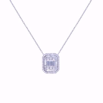 Picture of Fancy White Diamond Pendant
