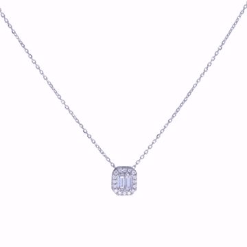Picture of Delicate White Diamond Necklace