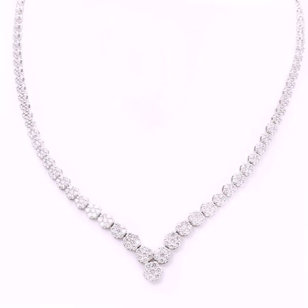 Picture of Classic Diamond Illusion Necklace