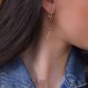 Picture of Braided Circle & Star Wire Earring - JRS Handmade Jewelry Collection