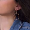 Picture of Braided Heart Wire Earring - JRS Handmade Jewelry Collection