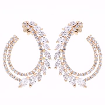 Picture of Shiny Diamond Earrings