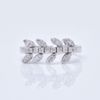 Picture of Stunning Leaves shaped White Diamond Set