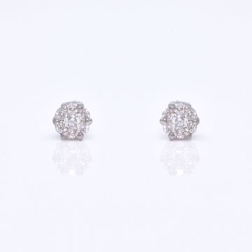 Picture of White Diamond Earrings