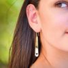 Picture of Long Gold Bar Earrings - JRS Handmade Jewelry Collection