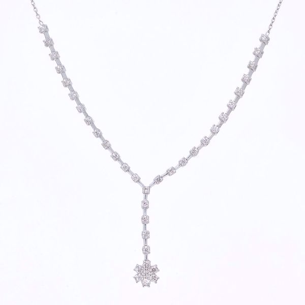 Picture of Fancy White Diamond Necklace
