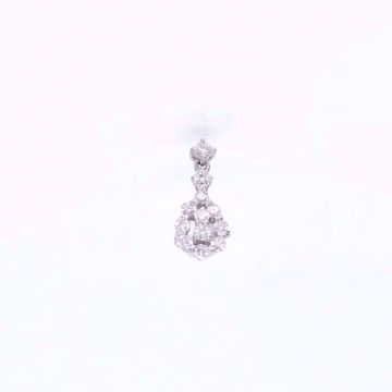 Picture of Cute White Diamond Pendant