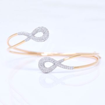Picture of Infinity Diamond Bangle - JRS Handmade Jewelry Collection